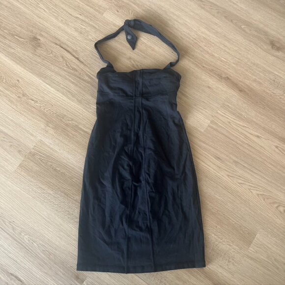 ATHLETA halter dress Black Tie Neck size XS - Picture 1 of 8